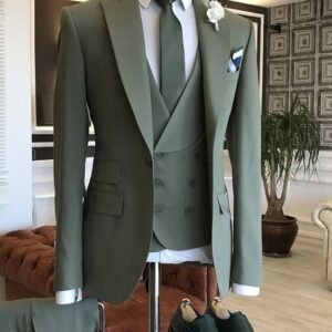 Premium Tailored Men's Suit Set – Luxurious Fabric, Classic Fit